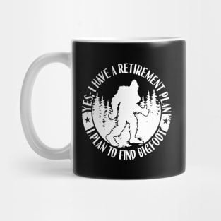 Bigfoot Retirement Plan Mug